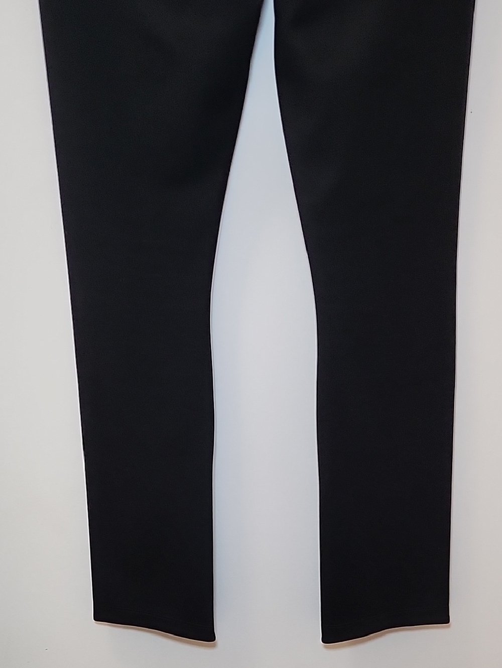 Spanx Perfect Front Slit Ponte Leggings Black  Strechable Size Meduim - Picture 12 of 14